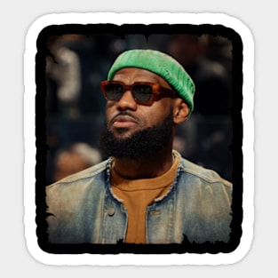 Lebron James Cool Sunglasses Vintage Sticker